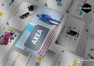 30页相机产品展示活动营销策划国外GoogleSlides模板5种配色 - 顶尖PPT