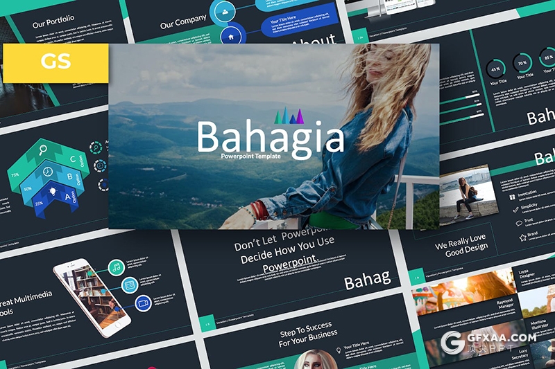 96页产品活动策划商业计划多用途国外GoogleSlides模板5种配色2款背景 - 顶尖PPT