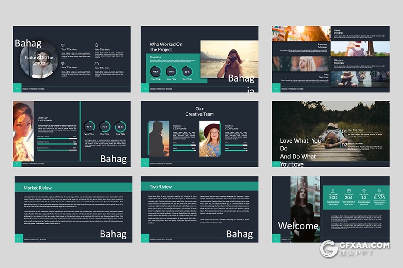 96页产品活动策划商业计划多用途国外PPT模板5种配色2款背景 - 顶尖PPT