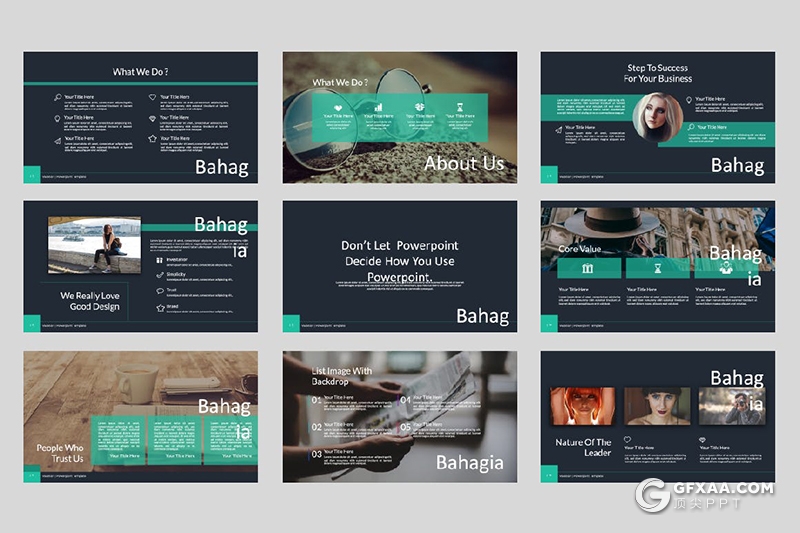 96页产品活动策划商业计划多用途国外PPT模板5种配色2款背景 - 顶尖PPT