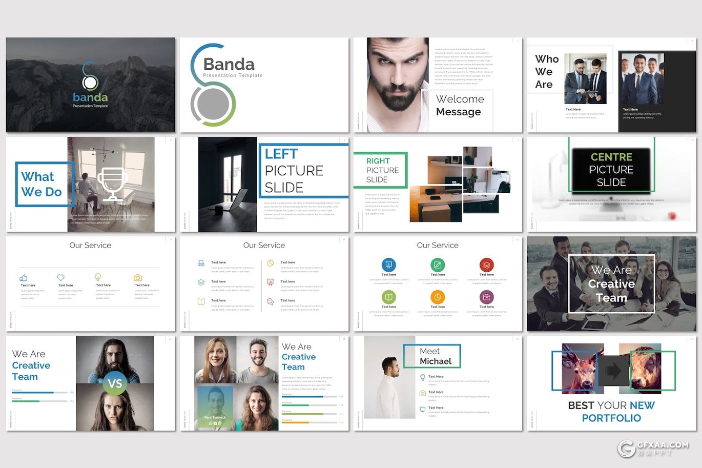 32页企业团队介绍商业计划年计划总结汇报多用途国外KeyNote模板 - 顶尖PPT