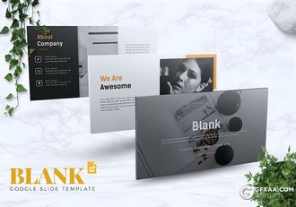 30页大气简约团队介绍商业计划商务通用国外GoogleSlides模板5种配色 - 顶尖PPT