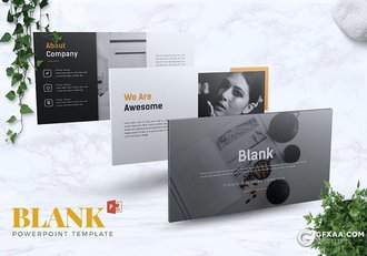 30页大气简约团队介绍商业计划商务通用国外PPT模板5种配色 - 顶尖PPT