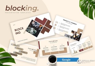 50页创意大气商业计划年计划总结汇报通用国外GoogleSlides模板 - 顶尖PPT