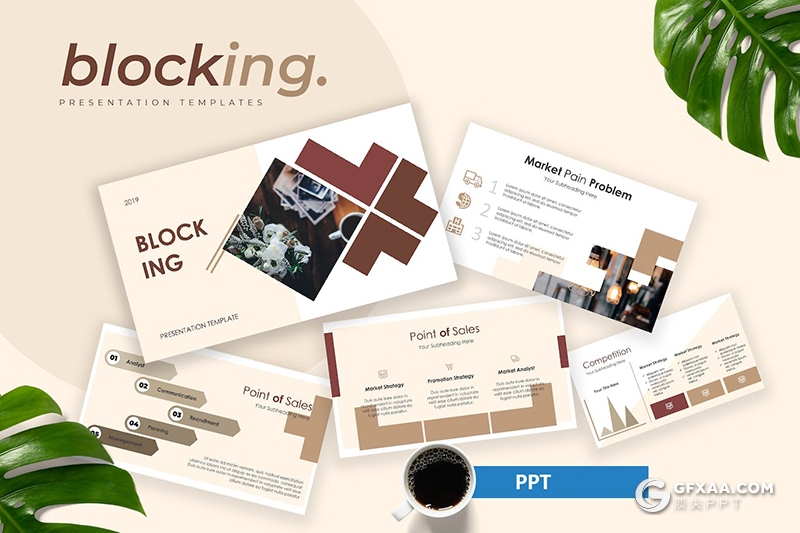 50页创意大气商业计划年计划总结汇报通用国外PPT模板 - 顶尖PPT