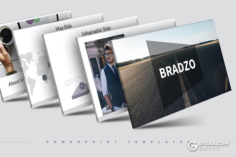 30页企业简介团队介绍商业计划年纪总结报告通用国外PPT模板5种配色 - 顶尖PPT