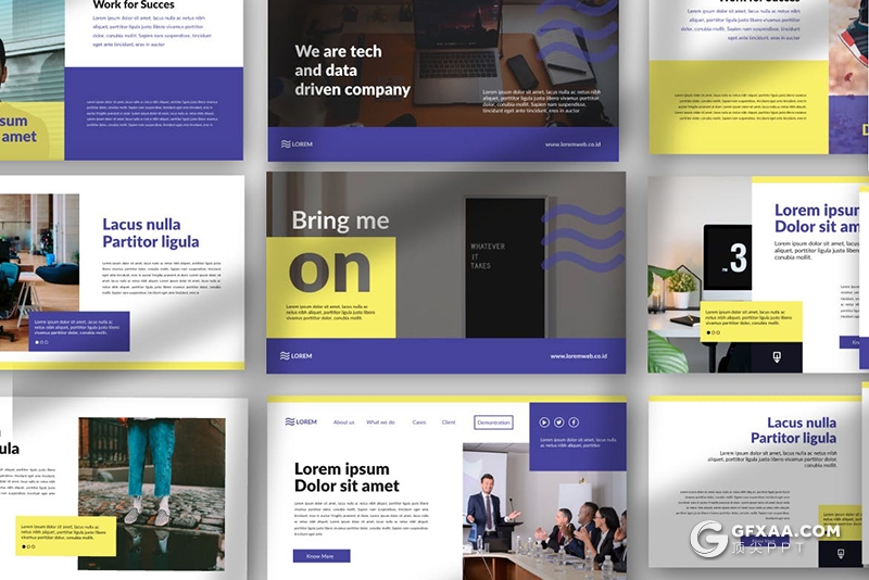 50页商业计划书企业合作商务主题国外PPT模板 - 顶尖PPT