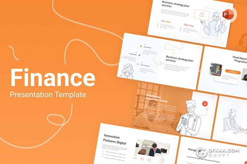 81页极简主义商业计划金融行业商务通用国外PPT模板 - 顶尖PPT