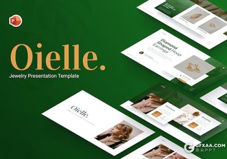 27页珠宝首饰展示摄影珠宝发布会国外PPT模板 - 顶尖PPT