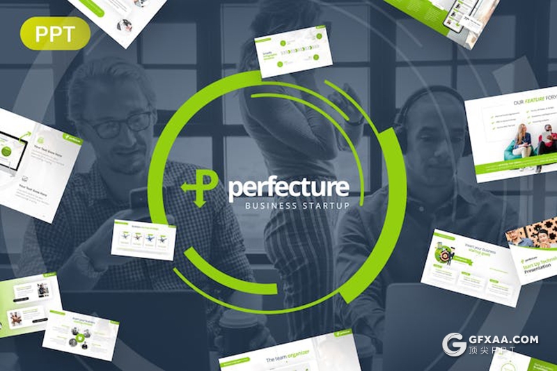 80页商业计划团队介绍企业合作多用途国外PPT模板9种配色2款尺寸 - 顶尖PPT