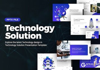 30页技术展示业务介绍商业计划企业解决方案国外PPT模板 - 顶尖PPT