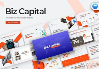 45页创意大气商业计划书企业合作销售计划多用国外KeyNote模板 - 顶尖PPT