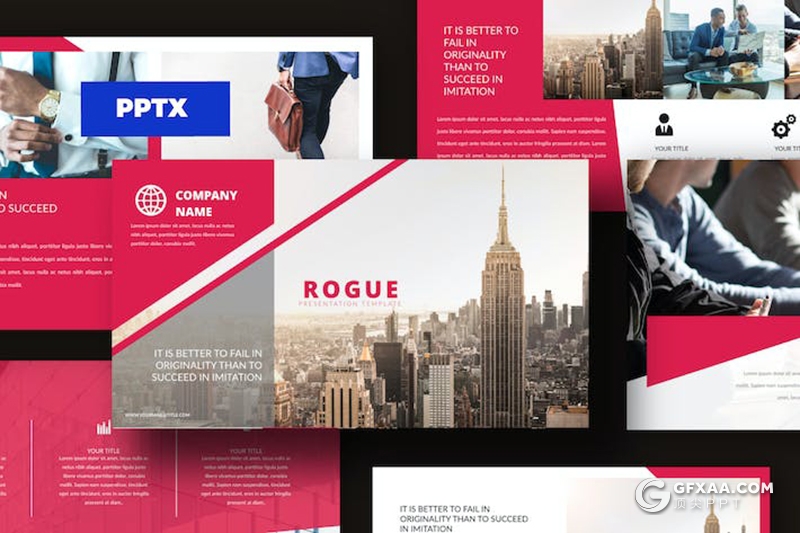 35页企业介绍商业合作年计划总结多用途国外PPT模板 - 顶尖PPT