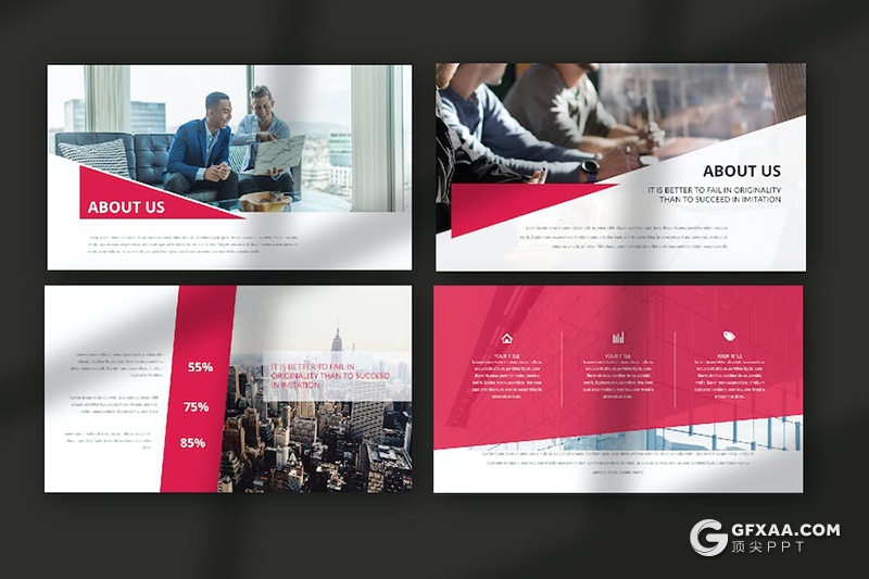 35页企业介绍商业合作年计划总结多用途国外PPT模板 - 顶尖PPT