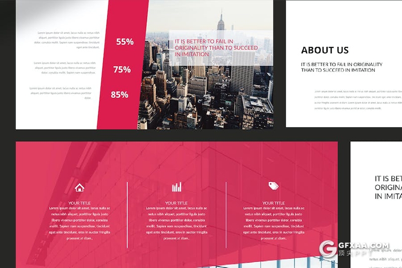 35页企业介绍商业合作年计划总结多用途国外PPT模板 - 顶尖PPT