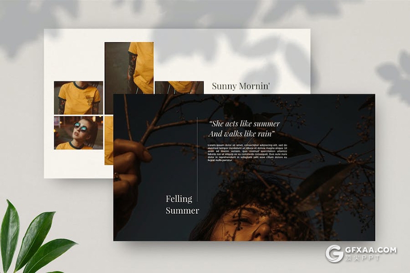 31页摄影图片展示活动营销策划通用国外PPT模板 - 顶尖PPT
