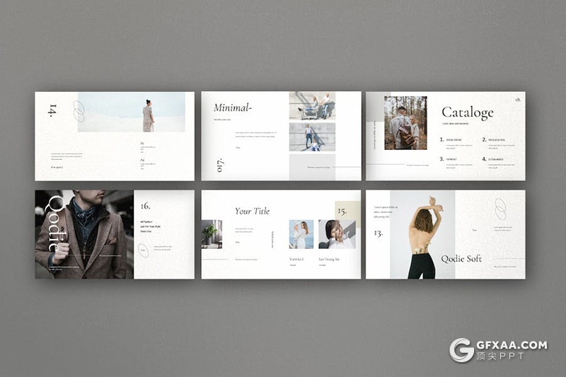 摄影展示产品展示活动营销策划多用途KeyNote模板 - 顶尖PPT