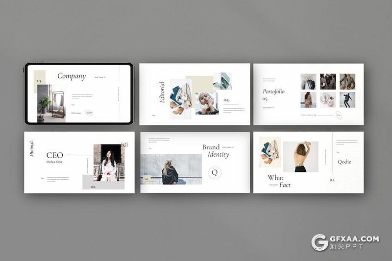 摄影展示产品展示活动营销策划多用途KeyNote模板 - 顶尖PPT