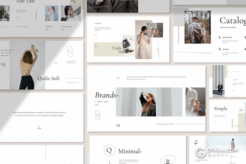 摄影展示产品展示活动营销策划多用途KeyNote模板 - 顶尖PPT