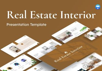 绿色环保室内设计主题多用途国外KeyNote模板 - 顶尖PPT