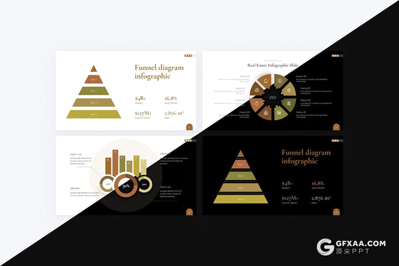 绿色环保室内设计主题多用途国外KeyNote模板 - 顶尖PPT