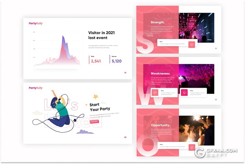 大气简约派对策划主题通用国外KeyNote模板 - 顶尖PPT