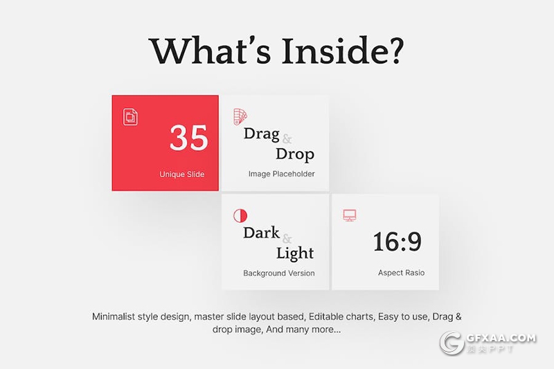 50页餐厅介绍餐饮美食主题国外PPT模板 - 顶尖PPT