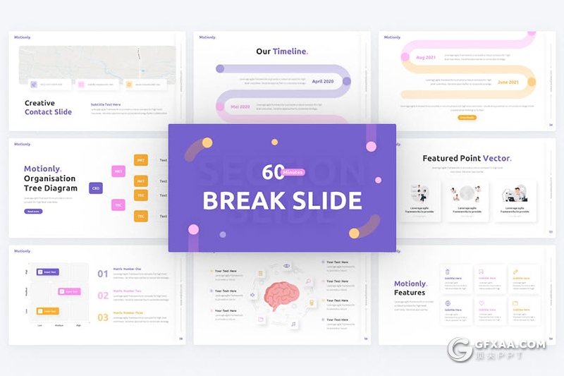 95页创意简约商业计划企业合作产品展示多用途国外PPT模板 - 顶尖PPT