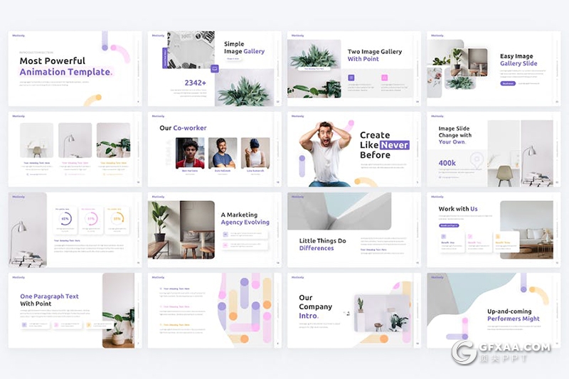 95页创意简约商业计划企业合作产品展示多用途国外PPT模板 - 顶尖PPT