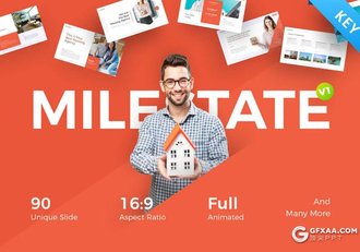 90页房地产介绍设计通用国外keynote模板10种配色 - 顶尖PPT