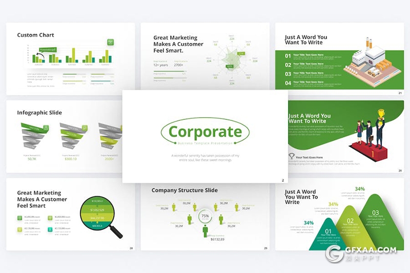 36页商业计划团队介绍企业合作多用途国外PPT模板 - 顶尖PPT