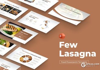 28页简约意大利面餐饮美食介绍食品主题多用途PPT模板 - 顶尖PPT