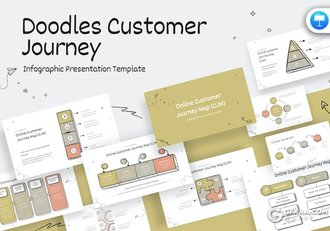 35页涂鸦手绘线条风数据分析图形图表keynote模板 - 顶尖PPT