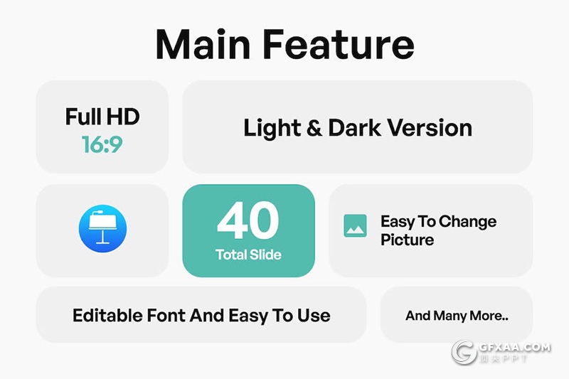 40页企业合作团队介绍商业计划通用国外keynote模板 - 顶尖PPT