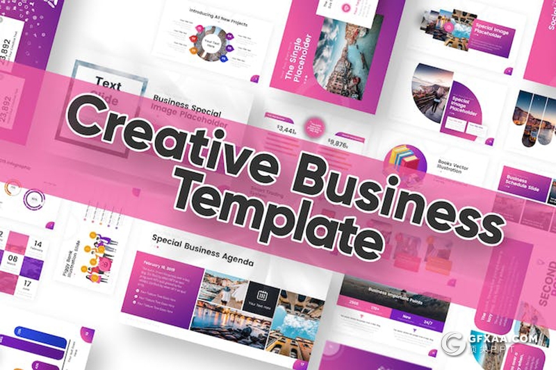 25页创意旅游景点摄影展示多用途商业国外PPT模板 - 顶尖PPT