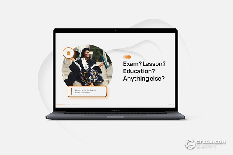 50页大气精美大学毕业典礼照片展示学生风采展示毕业相册国外PPT模板 - 顶尖PPT