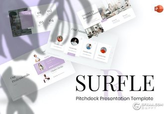 25页团队介绍商业计划企业合作商务通用国外PPT模板 - 顶尖PPT