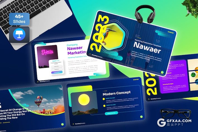 高端精美市场营销策划方案商业计划通用国外keynote模板 - 顶尖PPT