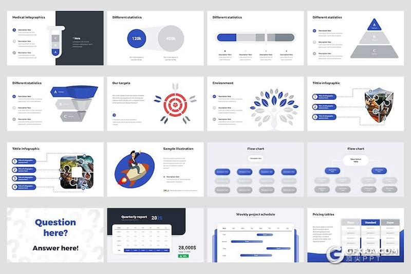 49页创意国外商业解决方案商业计划通用PPT模板 - 顶尖PPT