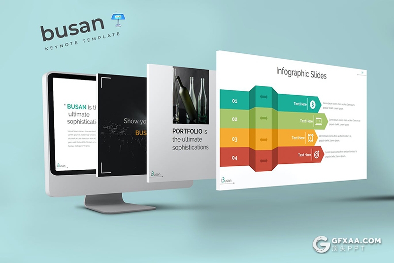 32页多色彩商业计划企业合作企业营销团队介绍多用途国外keynote模板 - 顶尖PPT