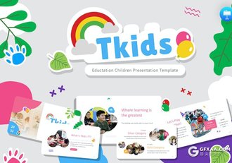精美大气儿童教育主题演讲keynote模板 - 顶尖PPT