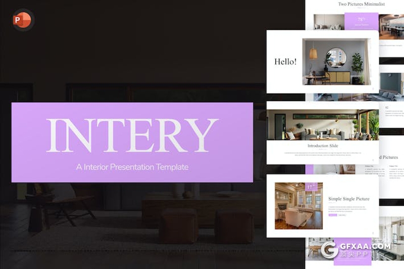 80页简约大气室内设计室内家居展示多用途国外PPT模板 - 顶尖PPT