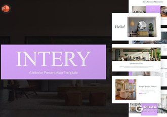 80页简约大气室内设计室内家居展示多用途国外PPT模板 - 顶尖PPT