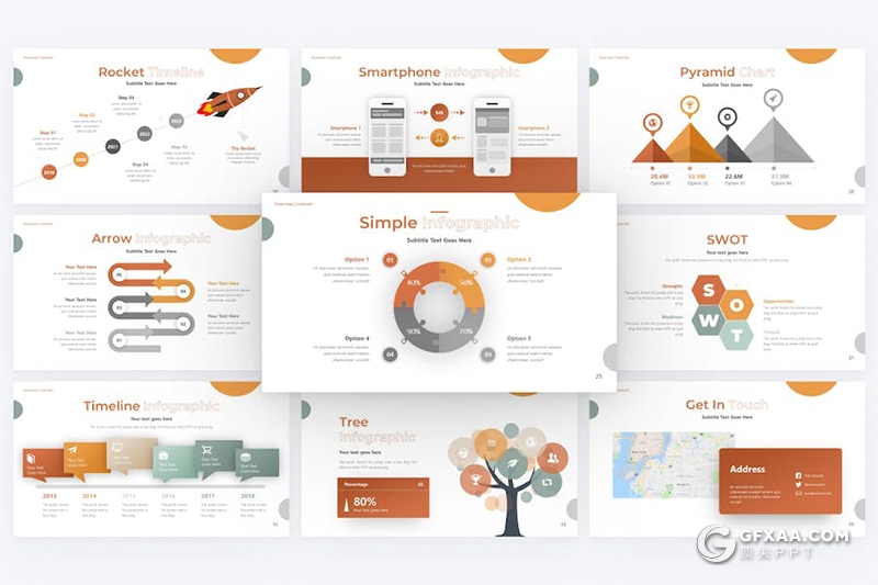 35页创意大气企业合作介绍商业计划年计划总结多用途国外PPT模板 - 顶尖PPT