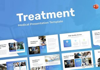 35页治疗医疗医学研究医疗团队介绍通用国外PPT模板 - 顶尖PPT