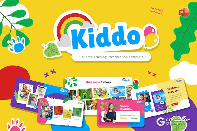 65页精美大气儿童教育主题演讲PPT模板 - 顶尖PPT