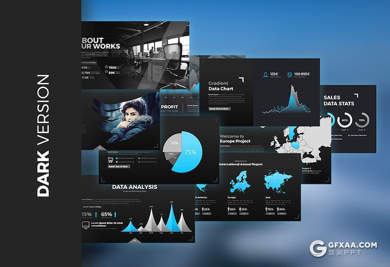 93页创意大气商业计划年计划总结项目汇报多用途PPT模板10种配色 - 顶尖PPT