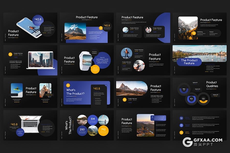 40页创意大气企业合作商业计划商务通用国外PPT模板 - 顶尖PPT