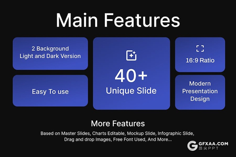 40页创意大气企业合作商业计划商务通用国外PPT模板 - 顶尖PPT