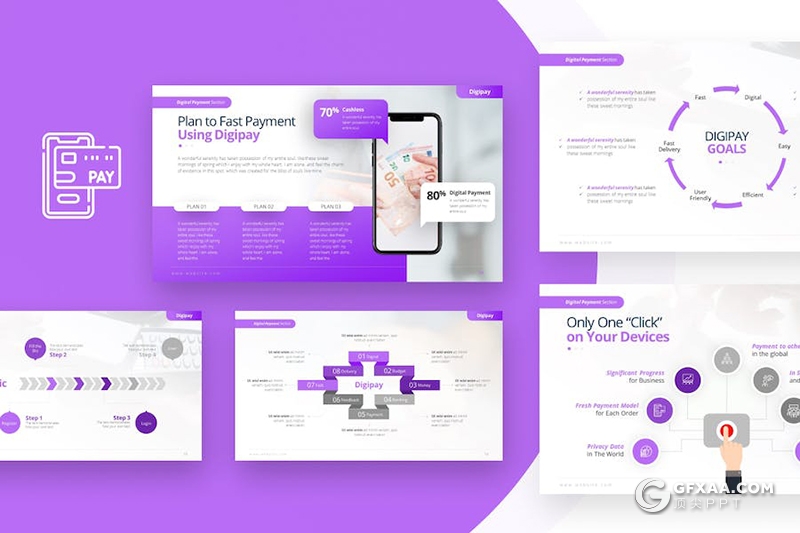 20页商业计划企业合作数码支付项目展示多用途PPT模板 - 顶尖PPT